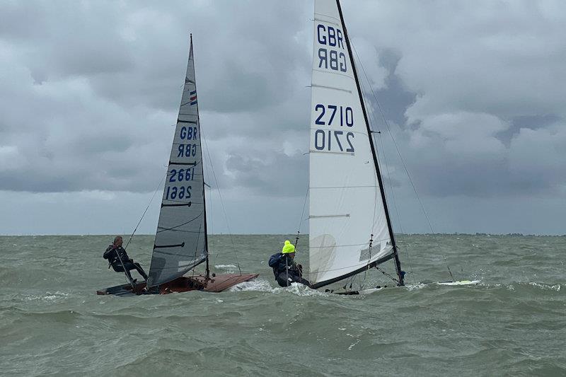 Contenders Travellers trophy round 7 at Hythe & Saltwood  photo copyright George Chandler taken at Hythe and Saltwood Sailing Club and featuring the Contender class