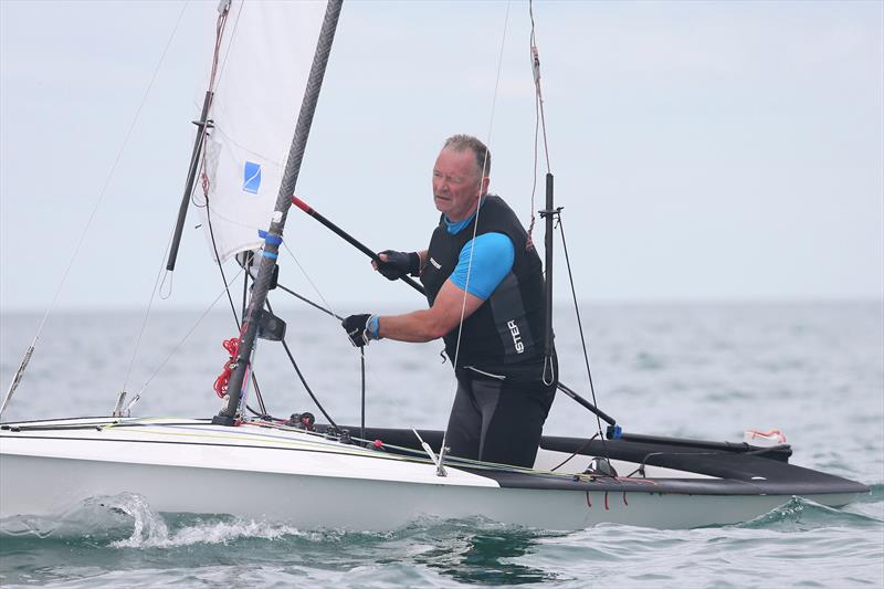 Tyler Harmsworth - Contender open meeting at Shoreham photo copyright Warwick Baker / www.warwickpics.com taken at Shoreham Sailing Club and featuring the Contender class