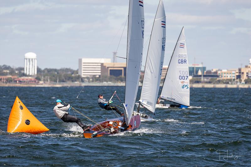 Contender Worlds at Pensacola photo copyright Tim Ludvigsen / timludvigsen.pic-time.com taken at Pensacola Yacht Club and featuring the Contender class