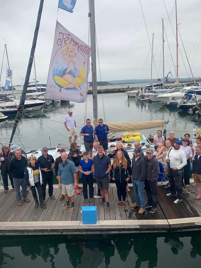 Contessa 32 sailors at Poole Quay Boat Haven photo copyright Keith Sammons taken at  and featuring the Contessa 32 class