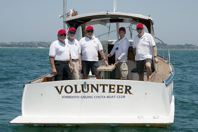 Thanks to all the volunteers. Here are some from the start boat photo copyright A.J. McKinnon taken at Sorrento Sailing Couta Boat Club and featuring the Couta Boat class