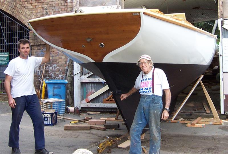 Heritage at Lavender Bay for the Gordons photo copyright Gordon Wooden Boats taken at  and featuring the Couta Boat class