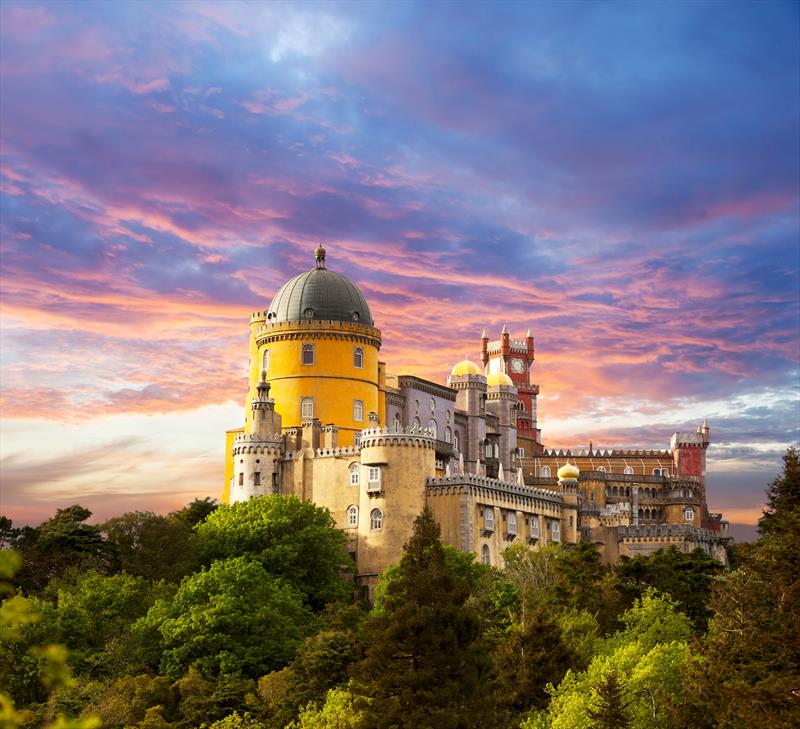 Pena National Palace, Sintra photo copyright Tradewind Voyages taken at  and featuring the  class