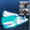 Rhys, Luke and S/V Zora in Greenland © Ocean Cruising Club