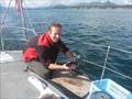 Leiv Poncet at Kodiak Island, Alaska, preparing to clean his catch © Leiv Poncet