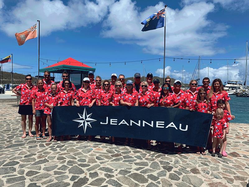 Part of our Rendezvous Crew at Leverick Bay photo copyright Catherine Guiader taken at  and featuring the Cruising Yacht class