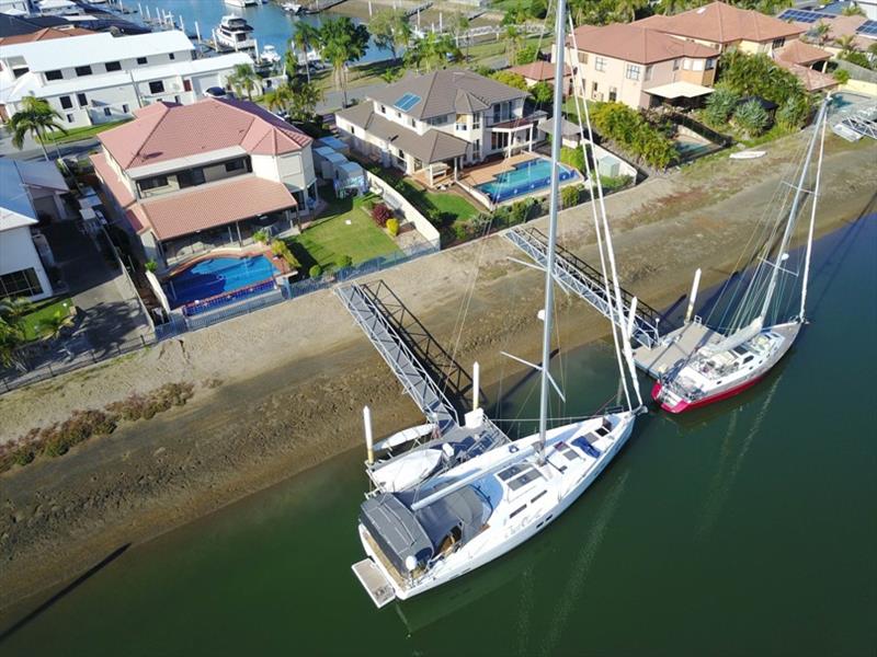 Hanse 575 wharf aerial - photo © Windcraft