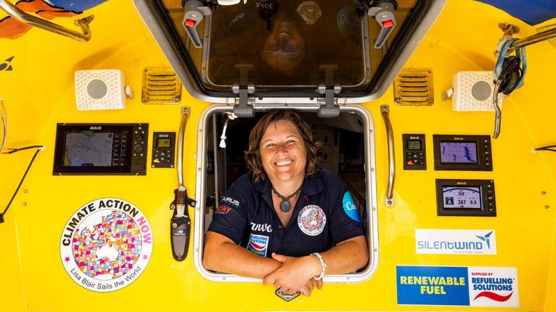 Australian solo sailor, Lisa Blair - photo © Sydney International Boat Show