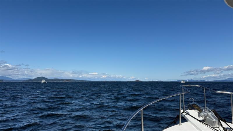 Looking north up the Strait of Georgia photo copyright Craig Morris taken at  and featuring the Cruising Yacht class