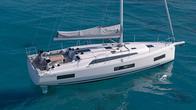 Oceanis 42 renderings - photo © Beneteau Asia Pacific