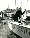 Sir Edward Heath rigging Blue Heather at Broadstairs in 1967 © The Sir Edward Heath Charitable Foundation