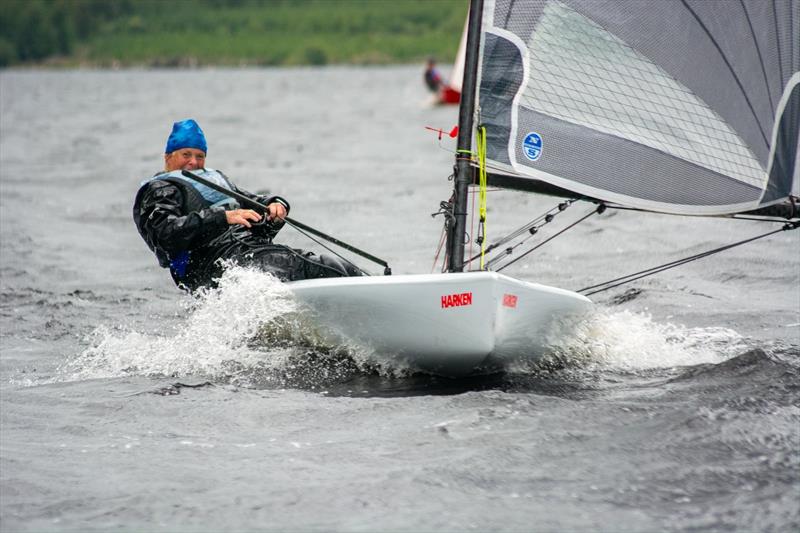 Go D Zero during the Border Counties Midweek Sailing Series at Llyn Brenig photo copyright Pete Chambers taken at Llyn Brenig Sailing Club and featuring the D-Zero class