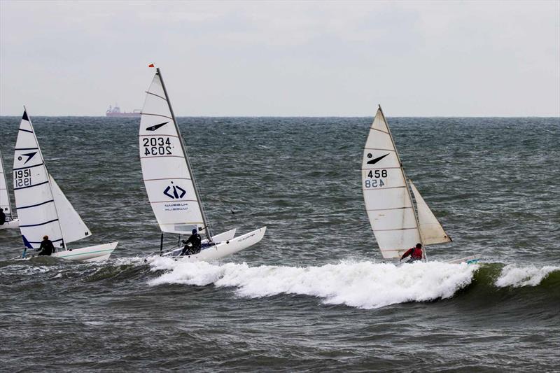 Dart 15 Sport Nationals at Shanklin photo copyright Dave Clarke taken at Shanklin Sailing Club and featuring the Dart 15 Sport class