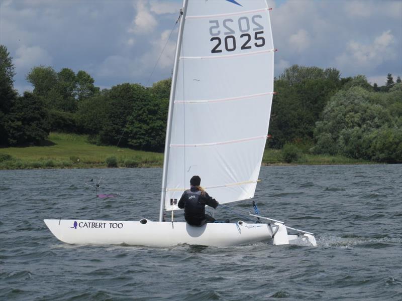 Jenny Ball during the Dart 15 Summer TT at Draycote photo copyright Steve Pell taken at Draycote Water Sailing Club and featuring the Dart 15 class