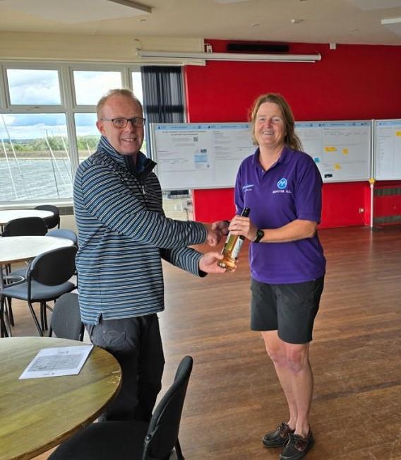 Jenny Ball wins the Dart 15 Summer TT at Draycote photo copyright Dave Russell taken at Draycote Water Sailing Club and featuring the Dart 15 class