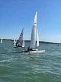 Upwind leg during the Whitstable Yacht Club Club Championship 2025 © Steve Gray