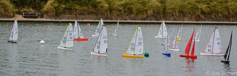 DF95 Nationals 2021 at Fleetwood photo copyright Sue Brown taken at Fleetwood Model Yacht Club and featuring the DF95 class