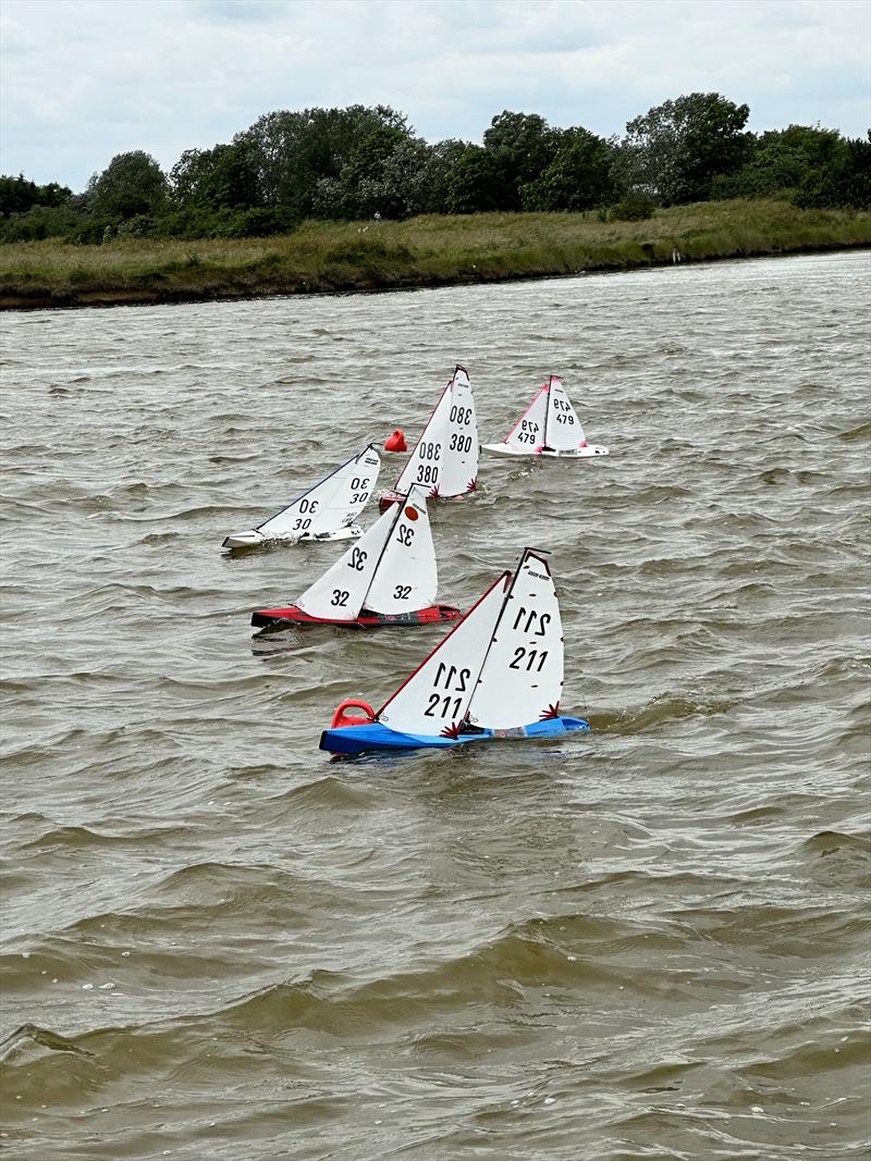 DF95 EKRFC Conningbrook Lakes Spring Series photo copyright Mike Brand taken at East Kent Radio Sailing Club and featuring the DF95 class