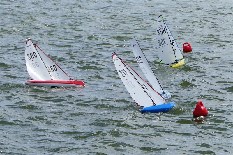 DF95 Summer Series event 1 at Barton's Point Country Park photo copyright Alan Hounsell taken at East Kent Radio Sailing Club and featuring the DF95 class