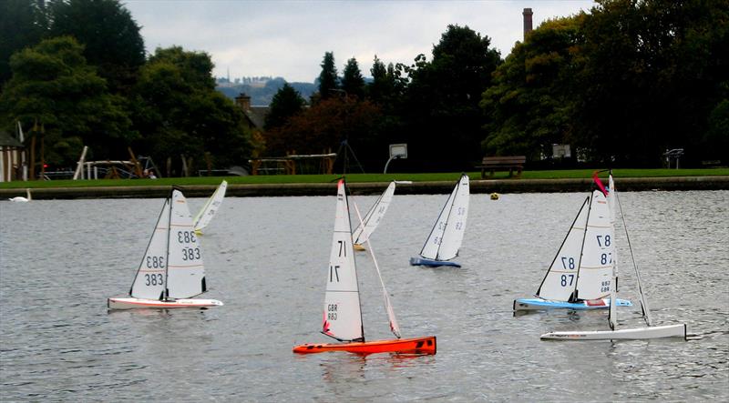 DF95s in Centenary Regatta at Paisley photo copyright David Smith taken at Paisley Model Yacht Club and featuring the DF95 class