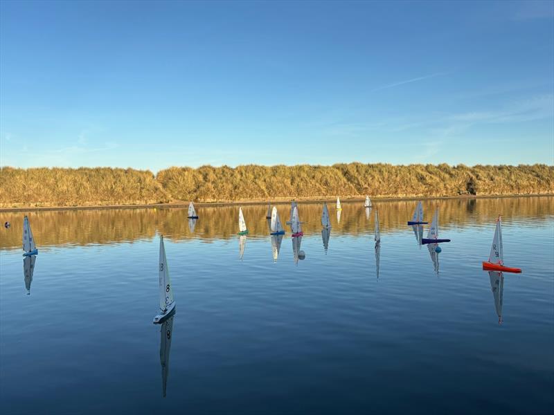 DF95 & IOM Twixmas Event at Fleetwood MY&PBC photo copyright Mark Rose taken at Fleetwood Model Yacht Club and featuring the DF95 class