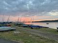 Winter sunset at Northampton Sailing Club © Sarah Carswell