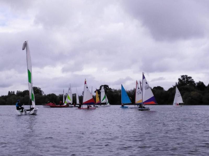 Manor Park SC had challenging weather conditions too with the wind dropping three minutes into the first beat during Bart's Bash 2017 - photo © Kristian Hookham