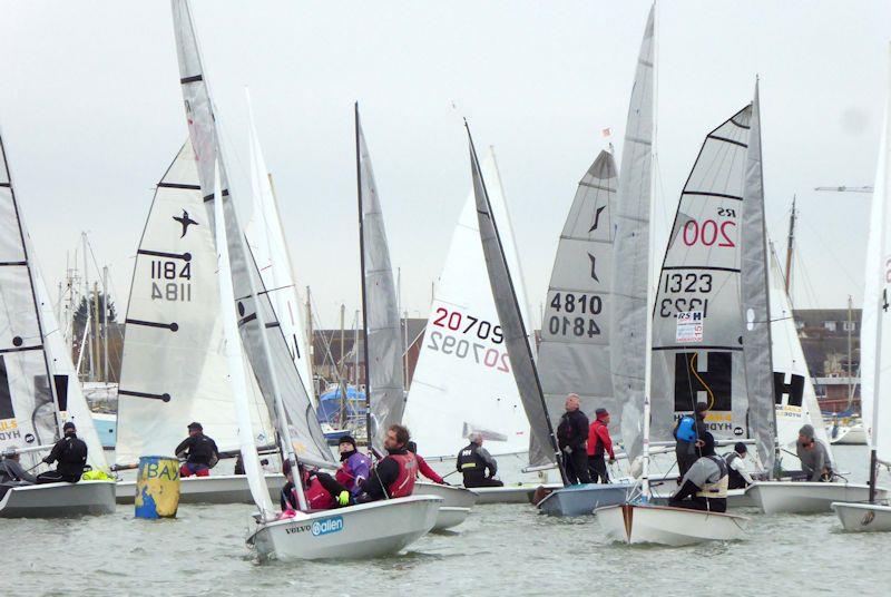 Icicle Race opens 2019 season at at Harlow (Blackwater) SC photo copyright Ron Suffield taken at Harlow (Blackwater) Sailing Club and featuring the Dinghy class