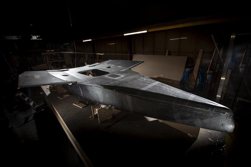 NTFM SYRA 18 - First double-handed monohull foiling dinghy - photo © Nils Frei and Yves Detrey