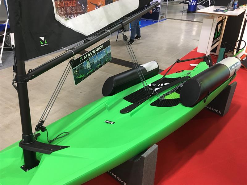 Maverick on display at the RYA Dinghy & Watersports Show 2023 photo copyright Magnus Smith taken at RYA Dinghy Show and featuring the Dinghy class