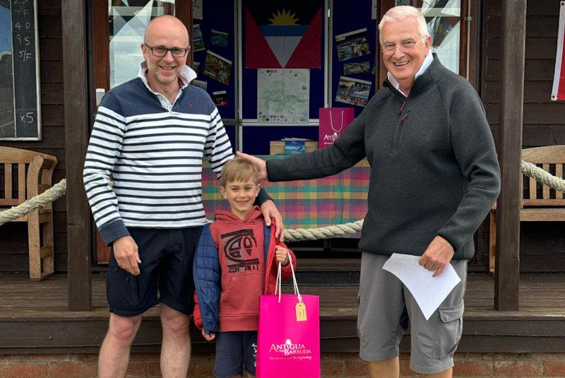 Sam and Gus Parrett, 3rd overall - 11th Antigua Sailing Day Regatta at St Edmundsbury photo copyright Mike Steele taken at St Edmundsbury Sailing & Canoeing Association and featuring the Dinghy class