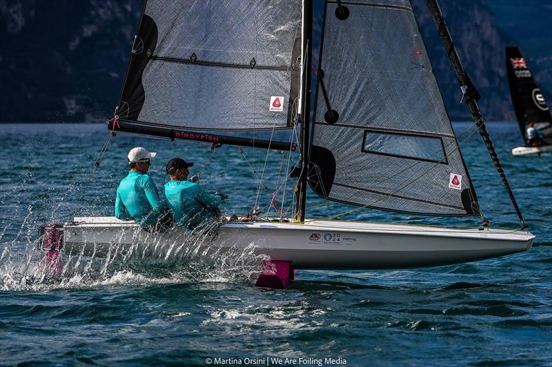 BirdyFish - Foiling Week 2024 photo copyright Martina Orsini taken at  and featuring the Dinghy class