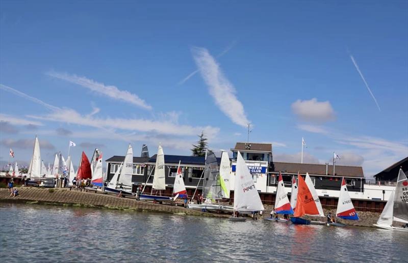 Setting sail for the Regatta Cakes at the Blackwater Sailing Club photo copyright Zoe Nelson taken at Blackwater Sailing Club and featuring the Dinghy class