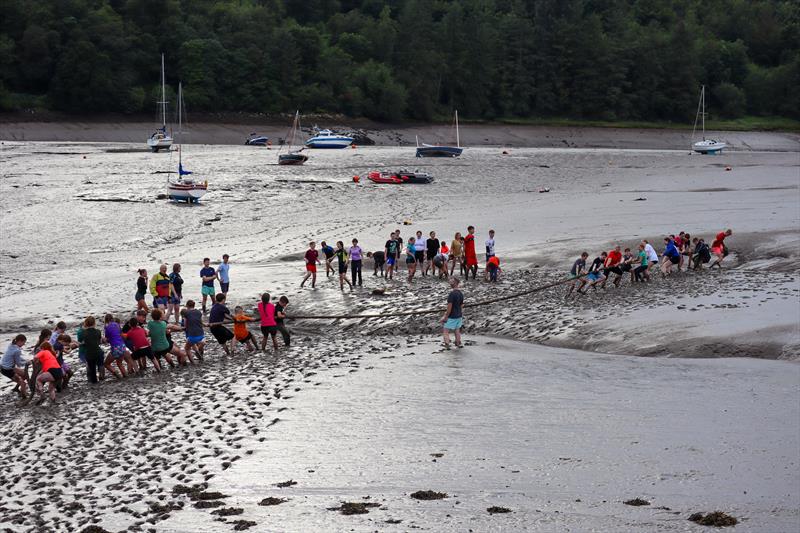 Mudlarks Tug o' War - Solway Yacht Club's Cadet Week photo copyright Nicola McColm taken at Solway Yacht Club and featuring the Dinghy class