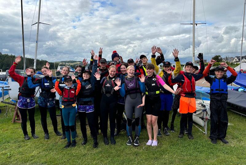 The hot shot Black Cap racers - Solway Yacht Club's Cadet Week - photo © Hilary O’Dwyer