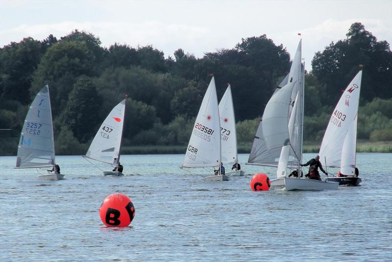 Pete Thoms and Dawn Frost, first doublehander - Border Counties Midweek Sailing at Budworth - photo © Brian Herring