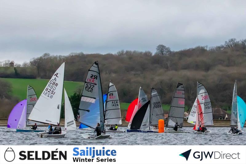 Seldén Sailjuice Winter Series photo copyright Tim Olin / www.olinphoto.co.uk taken at Rutland Sailing Club and featuring the Dinghy class