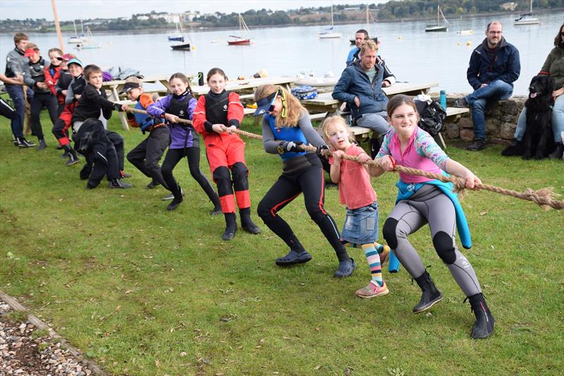 Junior open meeting (with Capture the Flag and Tug of War) at Starcross photo copyright Freya B taken at Starcross Yacht Club and featuring the Dinghy class