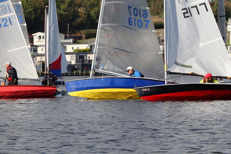2nd, 3rd and 1st places overall, in one pic - Border Counties Midweek Sailing Series at Bala - photo © Lewis Bowden