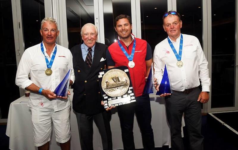 Winners of the Royal Hellenic Trophy - 2019 Dragon World Championship at Fremantle - photo © Richard Polden Photography