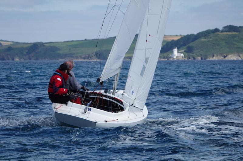 Dragon Edinburgh Cup 2022 photo copyright Miles Carden taken at Royal Cornwall Yacht Club and featuring the Dragon class