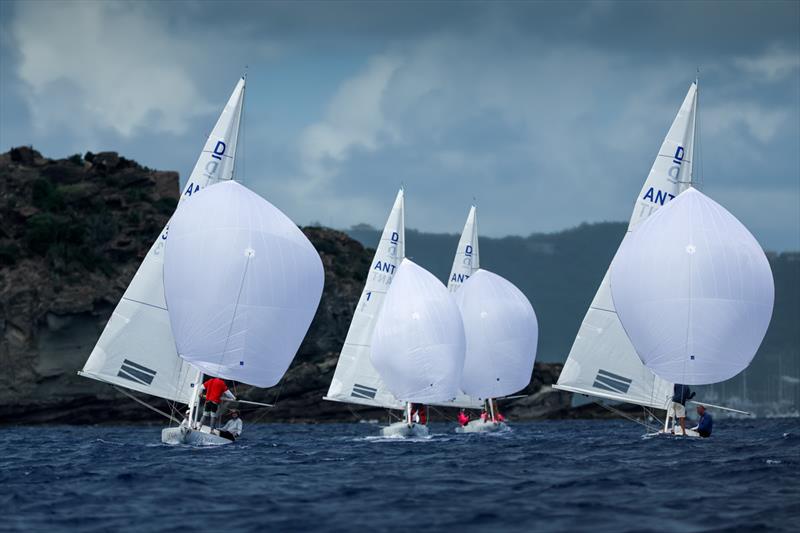 Antigua Yacht Club Marina Women's Race Day - Beth Fleisher's ‘Faster, Pussycat! Kill! Kill” (USA) among the Dragon fleet - photo © Paul Wyeth / www.pwpictures.com