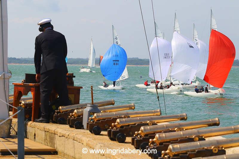 Cowes Week day 7 photo copyright Ingrid Abery / www.ingridabery.com taken at Cowes Combined Clubs and featuring the Dragon class