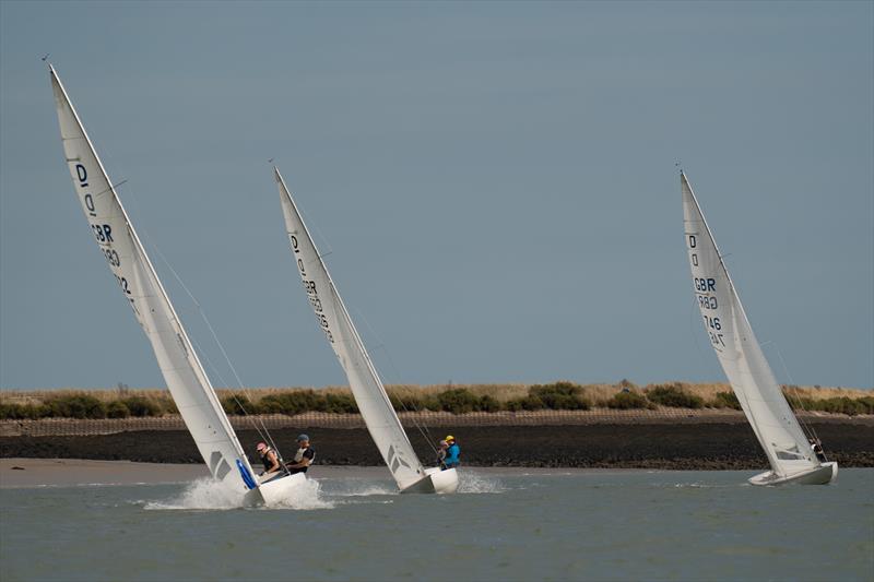 International Dragons sail during Burnham Week 2024 photo copyright Petru Balau Sports Photography / sports.hub47.com taken at Royal Corinthian Yacht Club, Burnham and featuring the Dragon class