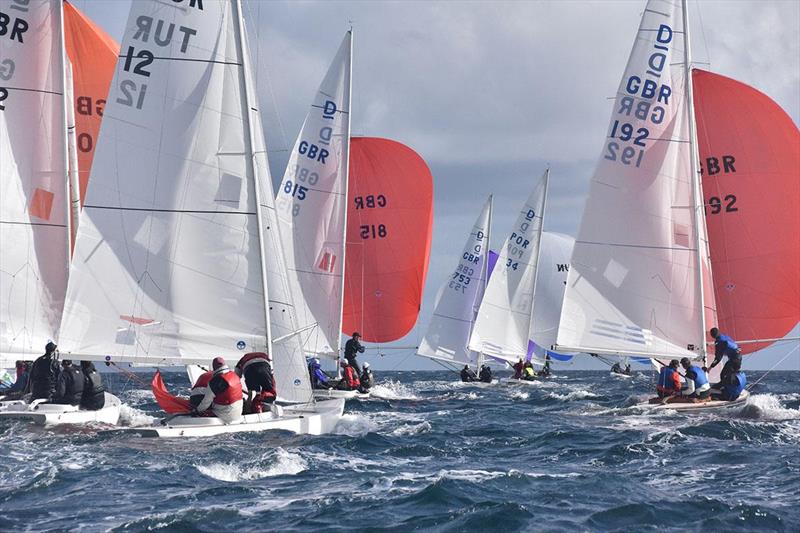 Race 3 of the Kinsale Dragon Gold Cup 2024 supported by Astra Construction Services Ltd photo copyright David Cullinan taken at Kinsale Yacht Club and featuring the Dragon class