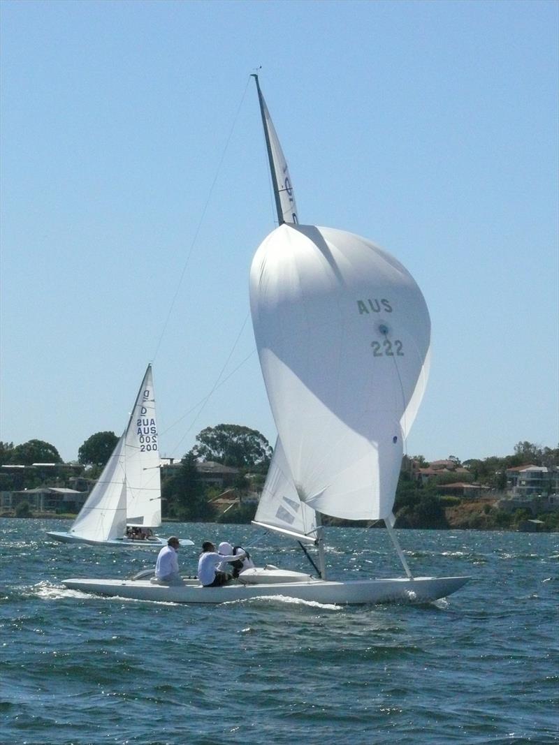 Dragon Prince Philip Cup Day 1 photo copyright John Roberson taken at Royal Freshwater Bay Yacht Club and featuring the Dragon class