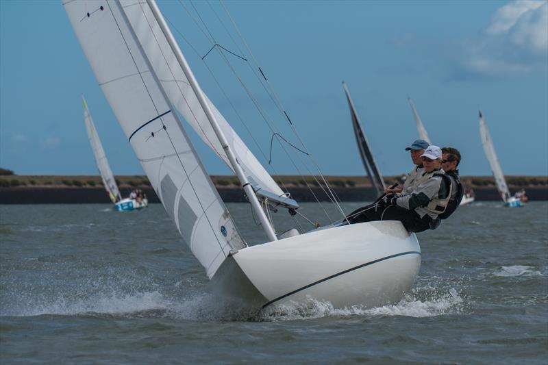 Mark Wade on Avalanche won the International Dragons Trophy Day race during Burnham Week 2025 - photo © Petru Balau Sports Photography / sports.hub47.com