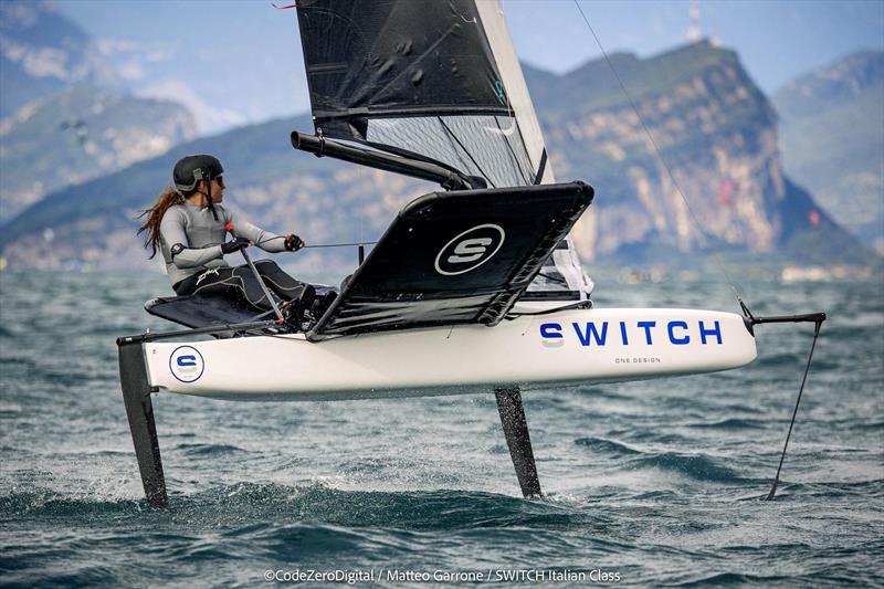 The Switch foiling dinghy photo copyright Matteo Garrone taken at Fraglia Vela Malcesine and featuring the  class