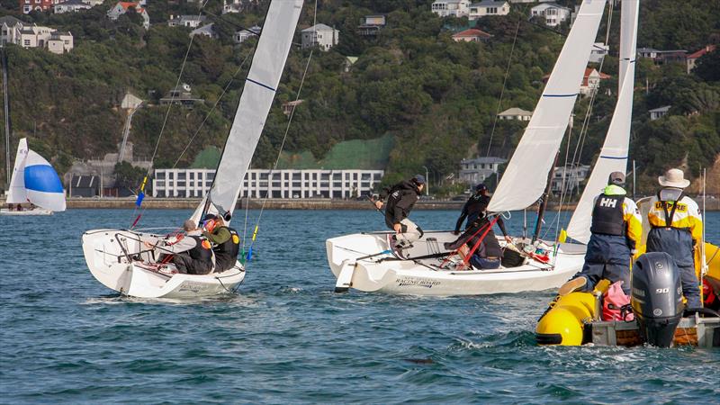 2024 Centreport Youth International Match Racing Championship - Wellington - June 2024   photo copyright Wellington Youth Sailing Trust taken at Worser Bay Boating Club and featuring the Elliott 6m class