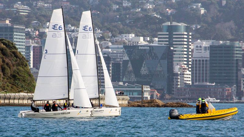 2024 Centreport Youth International Match Racing Championship - Wellington - June 2024   photo copyright Wellington Youth Sailing Trust taken at Worser Bay Boating Club and featuring the Elliott 6m class